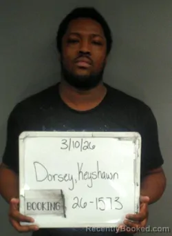 Mugshot of Keyshawn Dwayne Dorsey