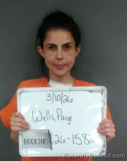 Mugshot of PAIGE MARIE WELLS