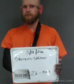Mugshot of Spencer Clay Spangler