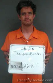 Mugshot of Brandon Lee Thompson