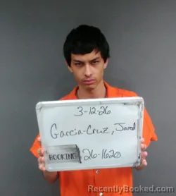 Mugshot of Jared Garcia-Cruz