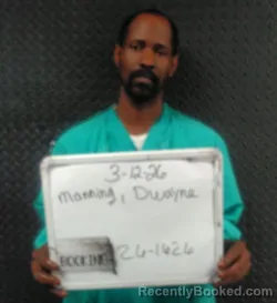 Mugshot of Dwayne Paul Manning