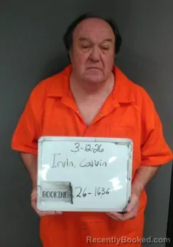 Mugshot of Calvin Irvin