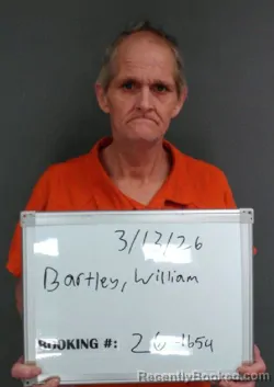 Mugshot of William Jesse Bartley