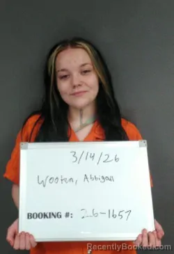 Mugshot of Abbigail Rose Wooten