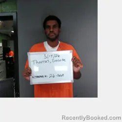 Mugshot of Deonte Kyle Thomas