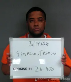 Mugshot of Tesmond Tyre Simpson
