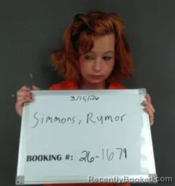 Mugshot of Rumor Faith Simmons