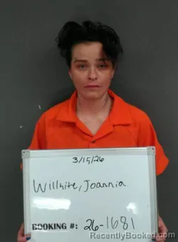 Mugshot of Joannia Marie Willhite