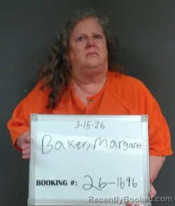 Mugshot of Margaret Iren Baker