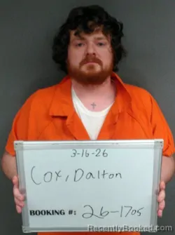 Mugshot of Dalton Wanye Cox