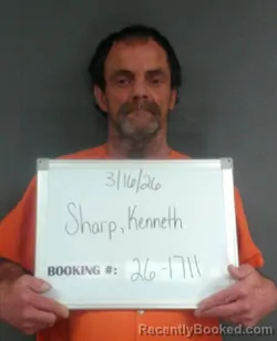 Mugshot of Kenneth Wayne Sharp