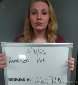 Mugshot of Keili Nicole Storm Henderson