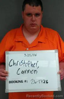 Mugshot of Christopher Rober David Cannon