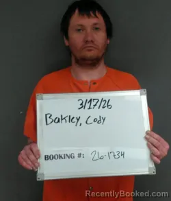 Mugshot of Cody BAKLEY