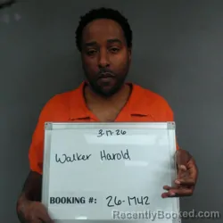 Mugshot of Harold Antoine Walker