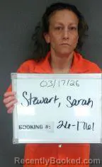 Mugshot of Sarah Stewart