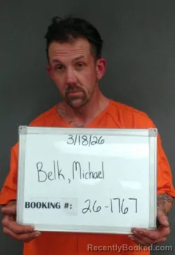Mugshot of MICHAEL AARON BELK