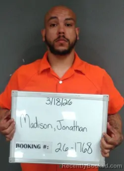 Mugshot of Jonathan William Madison
