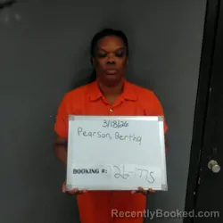 Mugshot of Bertha Melissa Pearson