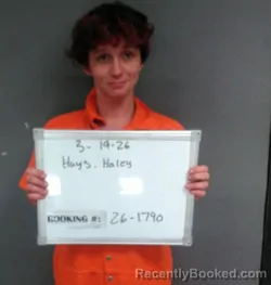 Mugshot of Haley Alexis Hays