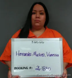 Mugshot of Vanessa Hernandez-Martinez