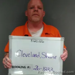 Mugshot of Shane LaRue Cleveland