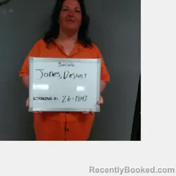 Mugshot of Destiny Michelle Jones