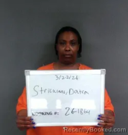 Mugshot of Datra Spann Strickland