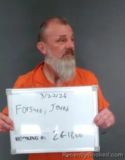 Mugshot of Jared Barlow Forshee
