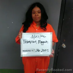 Mugshot of Myyah Rajay Thompson