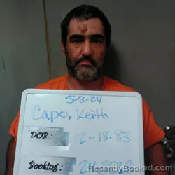 Mugshot of KEITH CAPO booked in Sebastian County, Arkansas on April 5, 2026