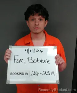 Mugshot of Bobbie Lee Third Fox booked in Sebastian County, Arkansas on April 16, 2026