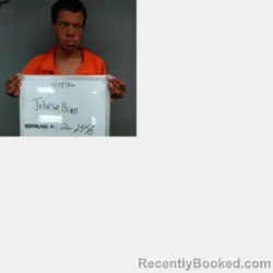 Mugshot of Brian Keith Junior Johnson booked in Sebastian County, Arkansas on April 17, 2026