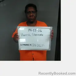 Mugshot of SHEVONDA LATIECE HARRIS booked in Sebastian County, Arkansas on April 22, 2026