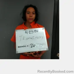 Mugshot of HAILEY MARIE THOMAS booked in Sebastian County, Arkansas on April 22, 2026
