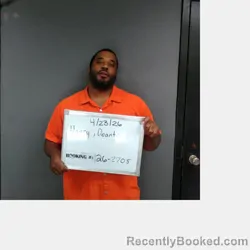 Mugshot of Deante Ray Henry booked in Sebastian County, Arkansas on April 23, 2026