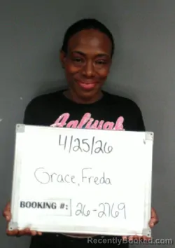 Mugshot of FREDA L GRACE booked in Sebastian County, Arkansas on April 25, 2026