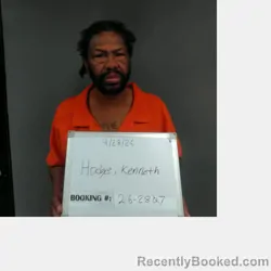 Mugshot of Kenneth Dwayne Hodge booked in Sebastian County, Arkansas on April 27, 2026