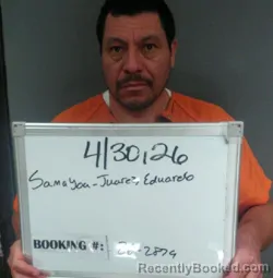 Mugshot of JORGE FRANCO-MUNOZ booked in Sebastian County, Arkansas on April 30, 2026