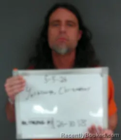 Mugshot of Christopher Don Yarbrough booked in Sebastian County, Arkansas on May 5, 2026