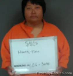 Mugshot of Tina Mae Hoang booked in Sebastian County, Arkansas on May 8, 2026