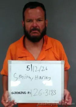 Mugshot of HARLEY SMITH booked in Sebastian County, Arkansas on May 11, 2026