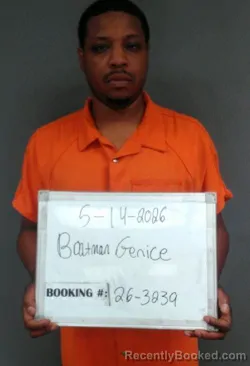 Mugshot of GENICE LAPAUL BOATMAN booked in Sebastian County, Arkansas on May 14, 2026