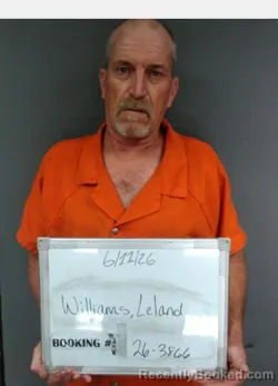 Booking photo from Sebastian County, Arkansas