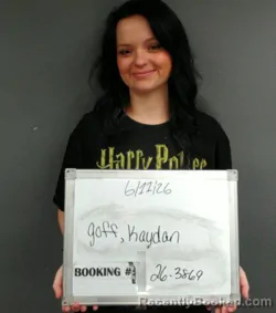 Booking photo from Sebastian County, Arkansas