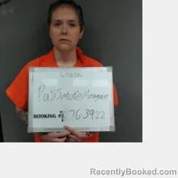 Mugshot of Meagan Nicole Passmore booked in Sebastian County, Arkansas on June 13, 2026