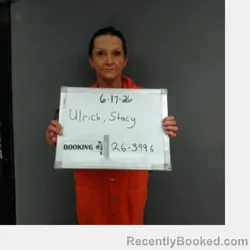 Mugshot of STACY GAIL ULRICH booked in Sebastian County, Arkansas on June 17, 2026