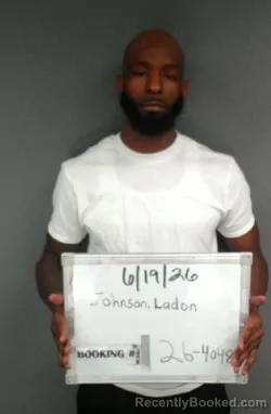 Mugshot of Ladon Thurston Johnson booked in Sebastian County, Arkansas on June 19, 2026