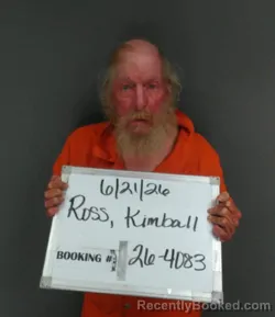 Mugshot of Kimball Thayer Ross booked in Sebastian County, Arkansas on June 20, 2026